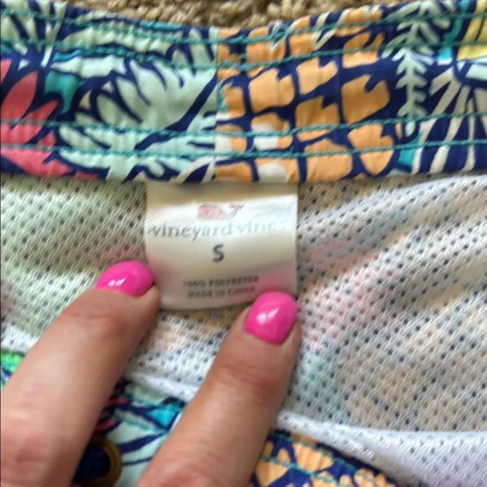 Vineyard Vines Small Swim‎ Pineapple Palm Pina Colada